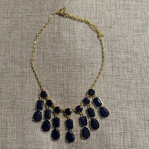 Kate Spade Gold and Navy Necklace
